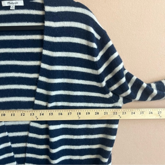 Madewell Merino Wool Alpaca Blend Cozy Walker Open Front Cardigan Coziest Yarn M - Picture 11 of 14